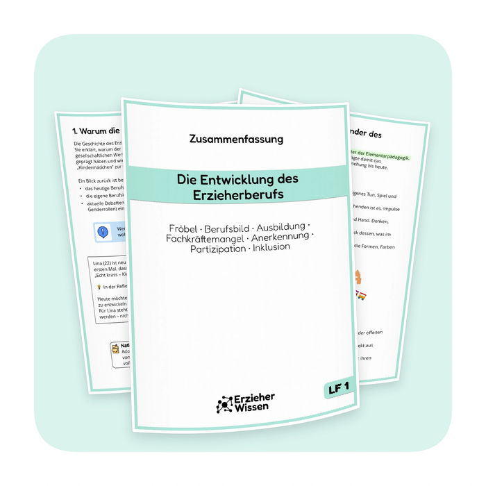 Entwicklung des Erzieherberufs