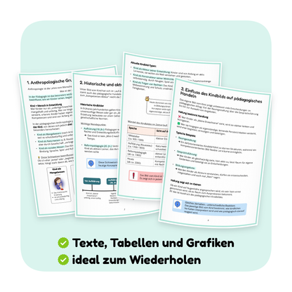 Seitenvorschau der PDF-Zusammenfassung „Das Bild vom Kind“ | ErzieherWissen