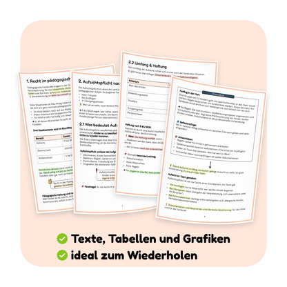 Seitenvorschau der PDF-Zusammenfassung „Rechtliche Grundlagen der Gruppenarbeit“ | ErzieherWissen