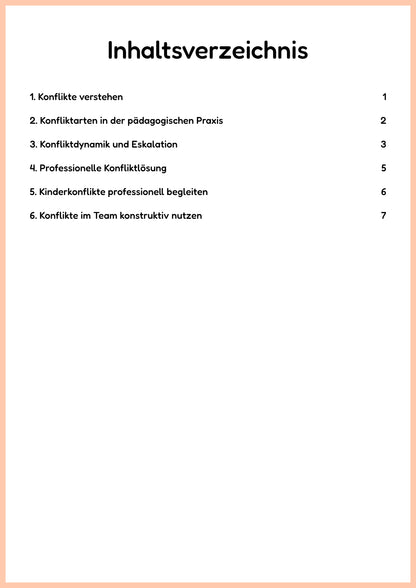 Inhaltsverzeichnis von „Bundle 4: Kommunikation, Konflikt & Beziehung“ – enthaltene PDF-Zusammenfassungen | ErzieherWissen
