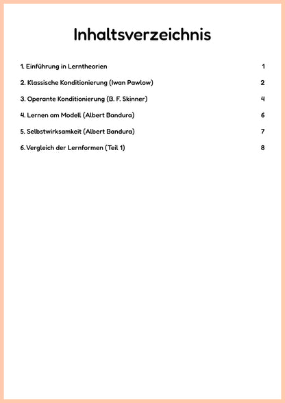 Bundle 5: Beobachtung & Lernmodelle